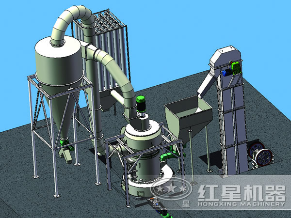 HGM德版高產(chǎn)超細(xì)磨粉機(jī)